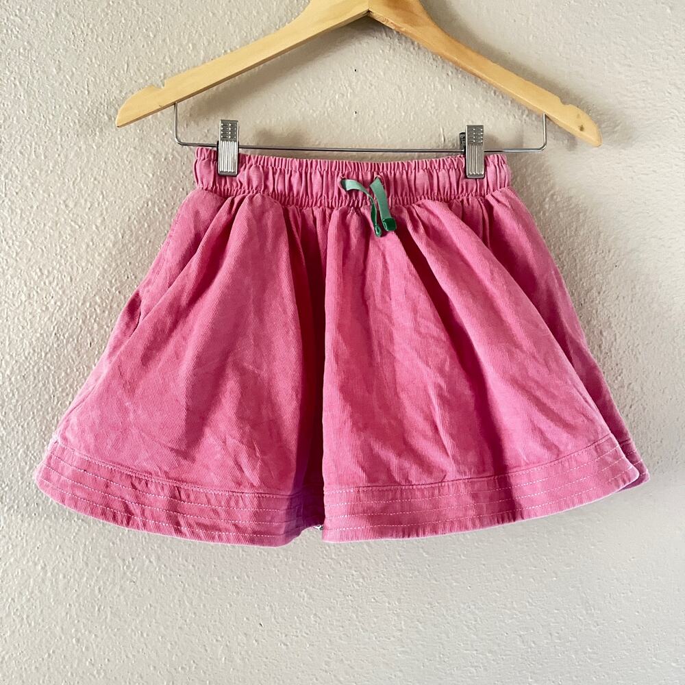 Mini Boden Pink Corduroy Twirly skirt